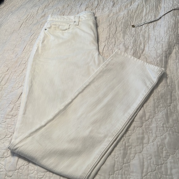 DKNY White Jeans size 10X32 White Pants - Picture 1 of 7